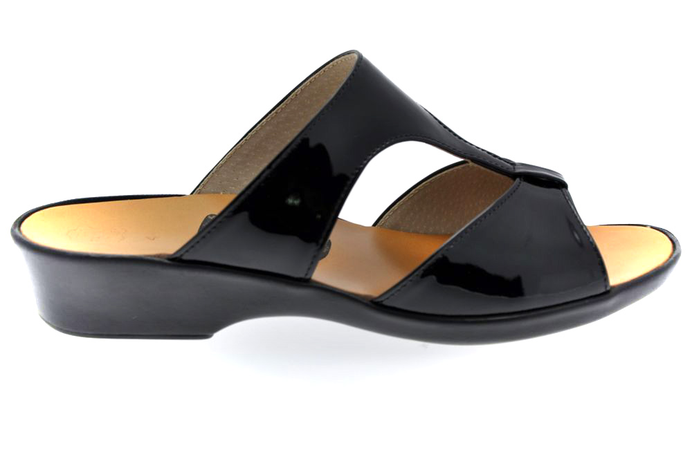Chaussure femme mule compensée sale