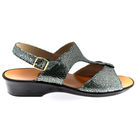 Solbride nu-pied Mosa Vert sapin