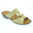 Mule Compensée Solange Lis jaune