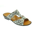 Mule Compensée Solange Macao blanc