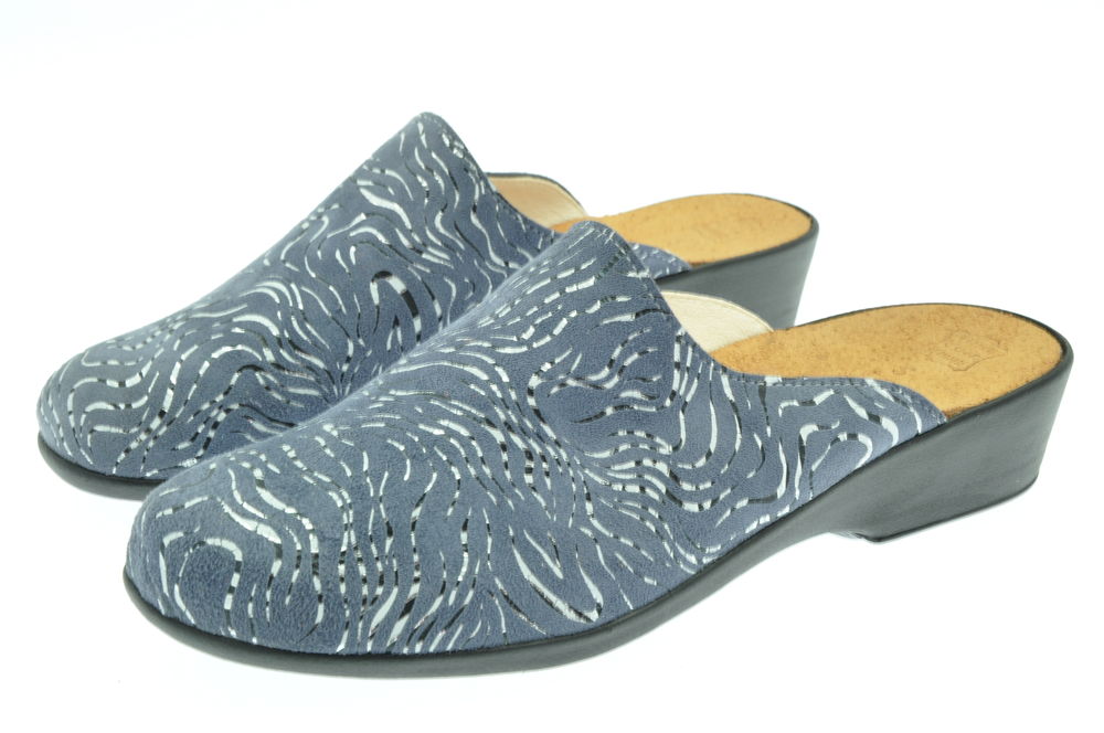 mule fermée cuir femme