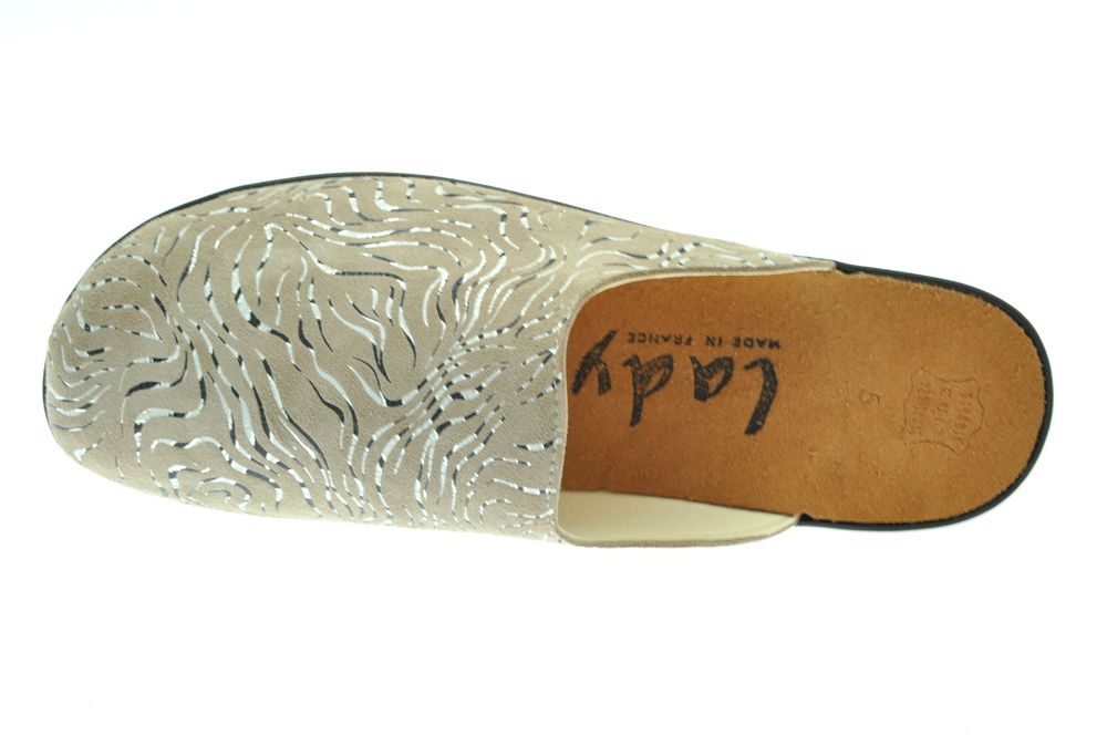 mule fermée cuir femme