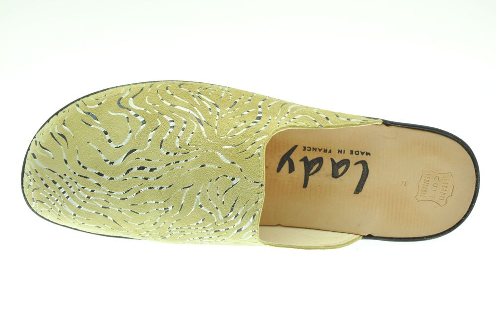 mule fermée cuir femme