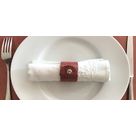 Set de table en cuir Mosa Rouille