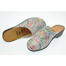 Sophie mule fermée cuir storm multi