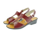 Solbride nu-pied Rouge Saco