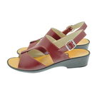 Solbride nu-pied Rouge Saco