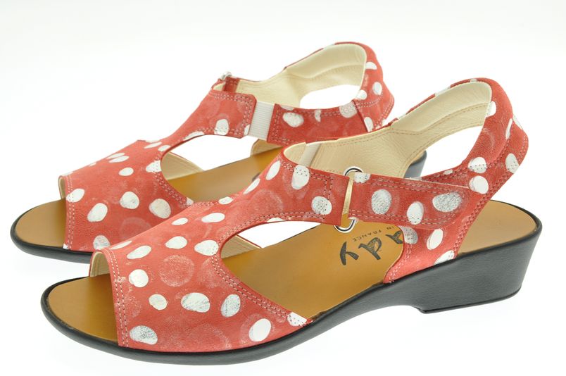 Nu pieds online rouges femme