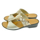 Mule Compensée Solange Soft taupe/ Nacré