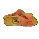 Mule Compensée Solange baya rouge baiser