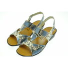 Solbride nu-pied Snake bleu
