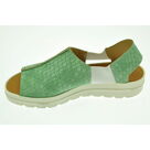 Sandale  en cuir Barbara Baya green tea