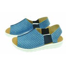 Sandale  en cuir Barbara baya azur