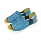 Sandale  en cuir Barbara baya azur