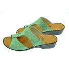 Mule Compensée Solange Baya green tea
