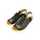 Sandale  en cuir Barbara Noir